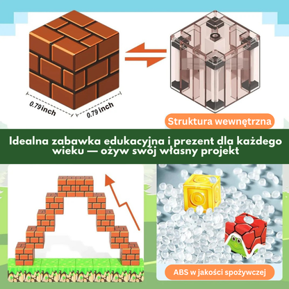 Świąteczne klocki magnetyczne